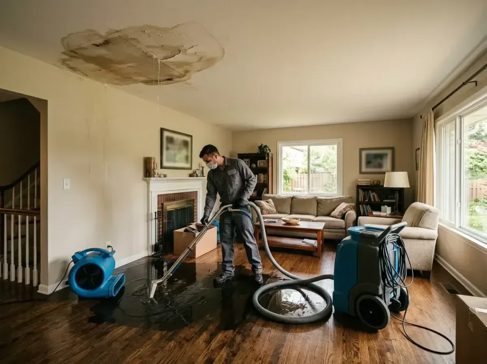 attic-pipe-burst-ceiling-drip-008 — frequently asked questions, Water Damage Restoration & Carpet Care in Buckner, MO